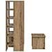 Mobile per scarpe 2 pcs Rovere artigianale Legno multistrato - Foto miniatura 9
