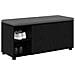 Panca per ingresso con cuscino Rovere Nero 100 x 38 x 46 cm - Foto miniatura 3