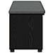Panca per ingresso con cuscino Rovere Nero 100 x 38 x 46 cm - Foto miniatura 7