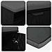 Panca per ingresso con cuscino Rovere Nero 100 x 38 x 46 cm - Foto miniatura 9