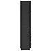 Set di armadi 2 pcs Nero 66 x 34,5 x 87 cm Legno ingegnerizzato - Foto miniatura 5