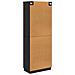 Set di armadi 2 pcs Nero 66 x 34,5 x 87 cm Legno ingegnerizzato - Foto miniatura 6