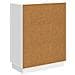 Credenza Bianco Lucido 66 x 34,5 x 87 cm Legno ingegnerizzato - Foto miniatura 6