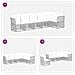 Set Divano da Giardino 6 pcs Beige polyrattan - Foto miniatura 5