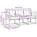 Set di divani da esterno con cuscino 3 pcs Bianco e Beige - Foto miniatura 6