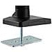 DUS23-C032 Supporti a parete per TV 68,6 cm (27") Scrivania Nero - Foto miniatura 6