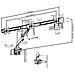 DUS23-C032 Supporti a parete per TV 68,6 cm (27") Scrivania Nero - Foto miniatura 9