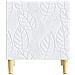 Comodino Bianco 43 x 34,5 x 50 cm Legno ingegnerizzato - Foto miniatura 3