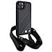 Custodia Bmw M Edition Carbon Stripe & Strap Per Iphone 15 / 14 / 13 - Nera - Foto miniatura 3