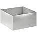Vaso da giardino Argento 60 x 60 x 40 cm Acciaio Inox - Foto miniatura 1
