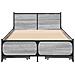 Struttura letto con testata con ruota Sonoma grigio 80 x 200 cm - Foto miniatura 7