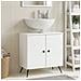 Armadio per Lavabo da Bagno BREDA Bianco Lucido - Foto miniatura 2