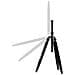 Treppiede e Monopiede con Testa a Sfera Altezza Max 188 cm Nero 56284-EU - Foto miniatura 4