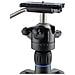 Treppiede e Monopiede con Testa a Sfera Altezza Max 188 cm Nero 56284-EU - Foto miniatura 9