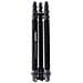 Treppiede e Monopiede con Testa a Sfera Altezza Max 188 cm Nero 56284-EU - Foto miniatura 17