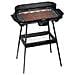 112247 BBQ griglia Barbecue elettrica con gambe e ripiani 47 x 28 cm potenza 2000 Watt - Foto miniatura 4