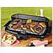 112247 BBQ griglia Barbecue elettrica con gambe e ripiani 47 x 28 cm potenza 2000 Watt - Foto miniatura 3