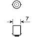 Cp. Hyper-micro-led Ba7s 1smd (2chips) - Blu - Foto miniatura 5