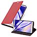 Custodia Compatibile Con Huawei Mate 8 In Rosso Mela - Coperchio Protettiva Con Chiusura Magnetica, Funzione Stand E Tasca Per Le Carte - Foto miniatura 4