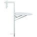 Tavolo Da Balcone Pensile Bianco 60x64x83,5cm Plastica Rattan - Foto miniatura 3