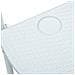 Tavolo Da Balcone Pensile Bianco 60x64x83,5cm Plastica Rattan - Foto miniatura 14