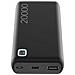 Caricabatterie Portatile ESSENCE 2000 Universale da 20000mAh 2 Porte Connessione Colore Nero - Foto miniatura 1