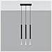 Lampada A Sospensione Mozaica 3l Sollux Cromato 1000x300x80 Mm Acciaio - Foto miniatura 13