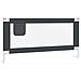 Sponda Letto Sicurezza Bambini Grigio Scuro 180x25 cm Tessuto - Foto miniatura 2