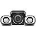 Sistema Audio Mini Stereo Multimediale Comet 2.1 Canali con Subwoofer Potenza 20 W USB - Nero / Bianco - Foto miniatura 3