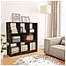 Libreria Rovere Fumo 97,5x29,5x100 Cm In Legno Multistrato - Foto miniatura 1