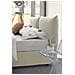 Letto Matrimoniale Cristyn, Letto Contenitore Con Rivestimento In Tessuto, 100% Made In Italy, Apertura Frontale, Con Materasso Cm 160x200 Incluso, Beige - Foto miniatura 4
