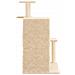 Albero Per Gatti Con Tiragraffi In Sisal Crema 97 Cm - Foto miniatura 4