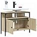 Mobile Lavabo Bagno Rovere Sonoma 60x30x60 Cm Legno Multistrato - Foto miniatura 9