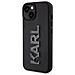 Cover Per Iphone 15 3d Rubber Karl Glitter, Nero - Foto miniatura 1