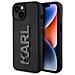 Cover Per Iphone 15 3d Rubber Karl Glitter, Nero - Foto miniatura 2