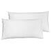 Set Di 2 Guanciali In Piume E Piumino Bianco 40 X 80 Cm Vihren - Foto miniatura 6