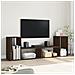 Mobili Tv 2 Pz Rovere Marrone 75x30x50 Cm In Legno Multistrato - Foto miniatura 3