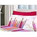 Completo Lenzuola Linea Pensieri Delicati 100% Cotone Disegno Matitoni Piazza E Mezza Rosa - Foto miniatura 5