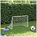 Porta Da Calcio Bianca 122x81x81 Cm In Acciaio - Foto miniatura 2