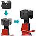 Adattatore Per Guida Antiscivolo Con Cuscinetto In Gomma Jack Supporto Per Strumento Di Sollevamento Per Auto Pesante Black - Foto miniatura 4