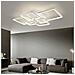 Plafoniera Led 70 Watt Luce Naturale Lampadario 6 Quadrati Quadrato Moderno - Foto miniatura 1