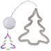 Albero Natale Luminoso Led Luce Rgb Porta Finestra Ventosa Addobbi - Foto miniatura 1