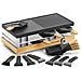 Griglia Per Raclette Per 8 Persone, 1200w - Rac.wood-8 - Foto miniatura 1