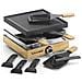 Griglia Per Raclette Per 8 Persone, 1200w - Rac.wood-8 - Foto miniatura 3
