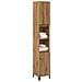 Armadietto Bagno Rovere 30x30x190 Cm Legno Multistrato - Foto miniatura 3
