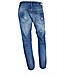 Jeans E Pantaloni In Cotone Blu - W33 - Foto miniatura 2