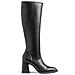 Long Boot Heel Stivali Sintetico E Tessile Scarpe Donna Nero Eu 38, 1-25548-43 001 - Foto miniatura 1