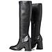 Long Boot Heel Stivali Sintetico E Tessile Scarpe Donna Nero Eu 38, 1-25548-43 001 - Foto miniatura 3
