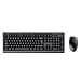 Tastiera e Mouse Wireless 25347  (Layout Inglese US) Colore Nero - Foto miniatura 4