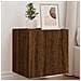 Mobili TV a Parete con Luci LED 2pz Rovere Marrone 40,5x35x40cm - Foto miniatura 10